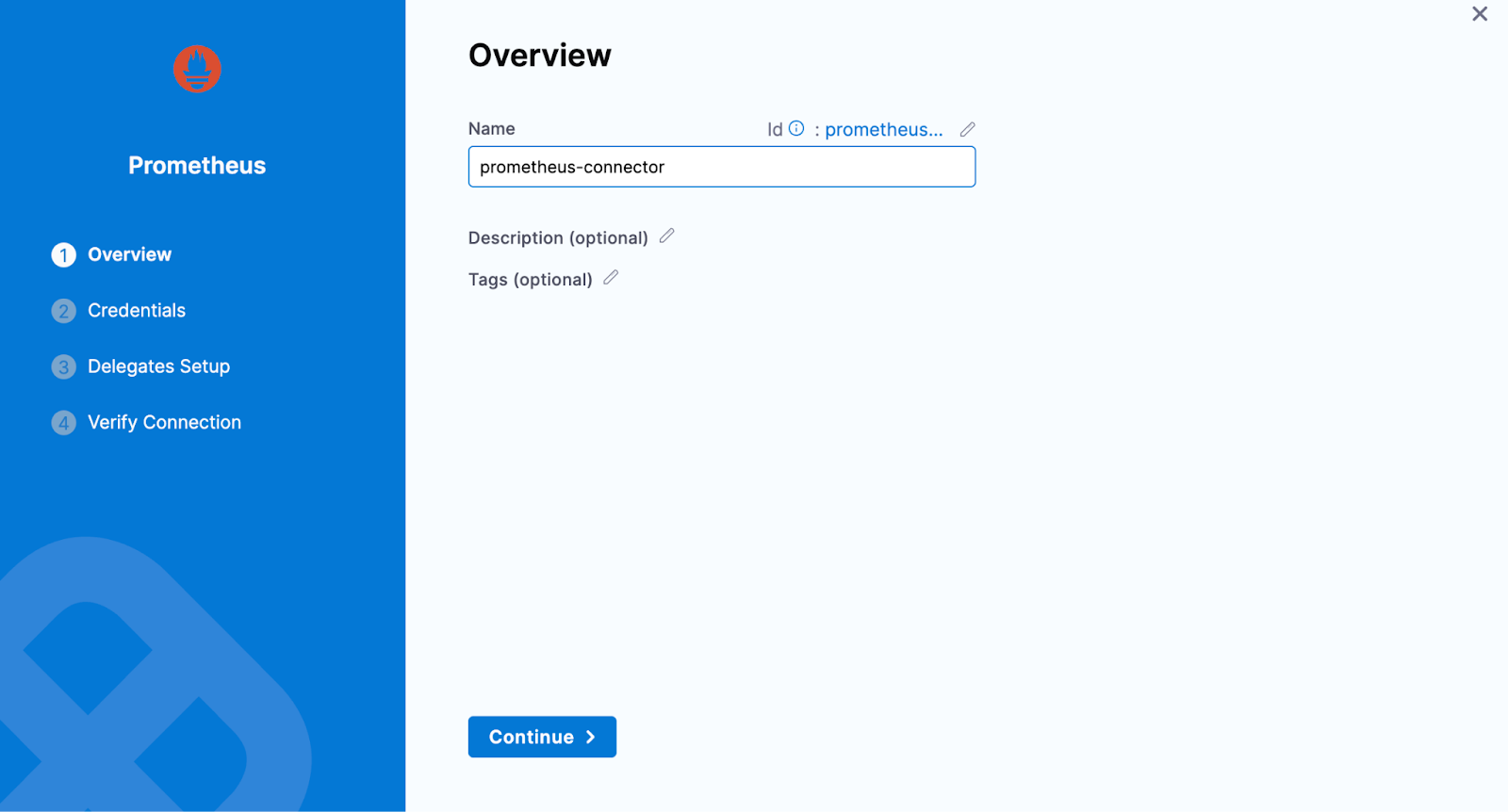 Create Prometheus Connector